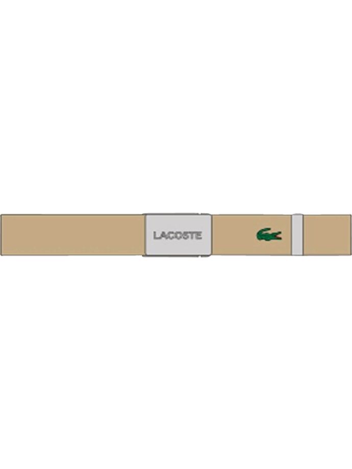 LACOSTE Ceinture Made in France, sable