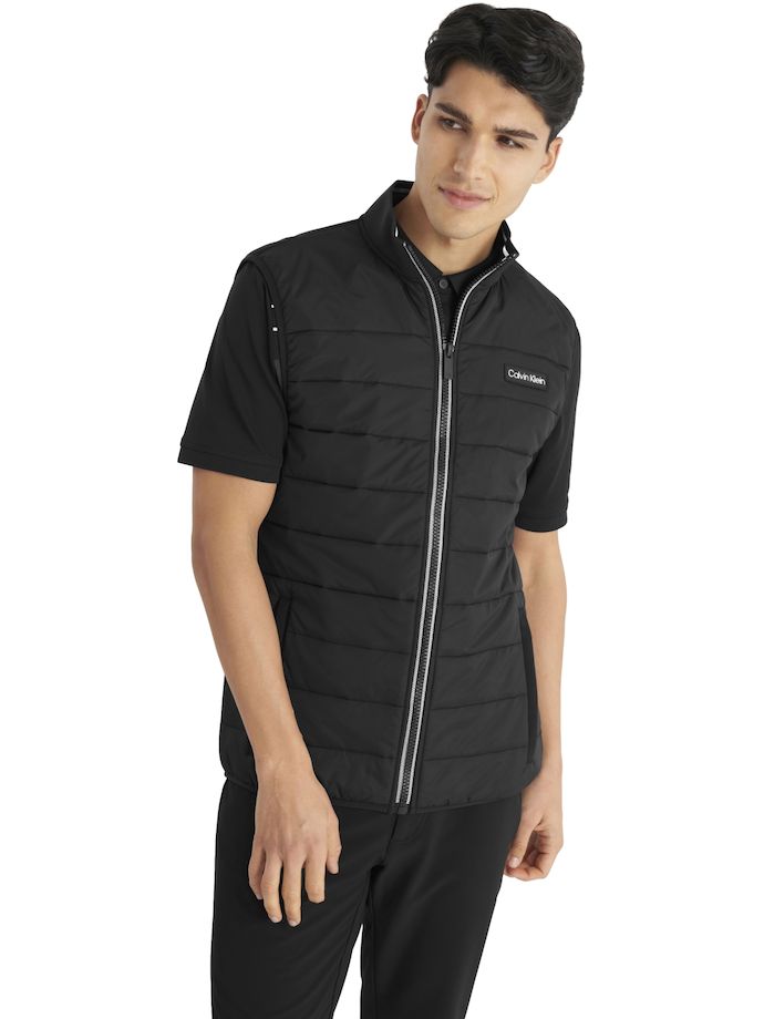 Calvin Klein Golf Weste Baylor Creek Híbrido, negro