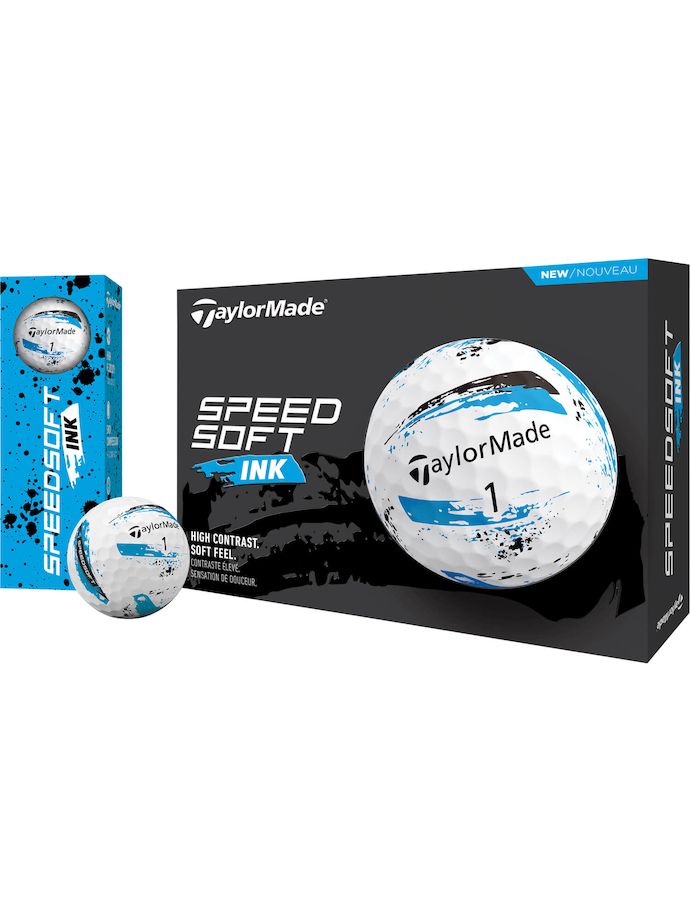 TaylorMade Speedsoft INK Golfbälle - 12er Pack, blå