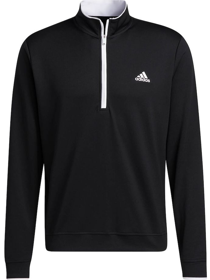 adidas Lekka warstwa 1/4-Zip, czarny/biały