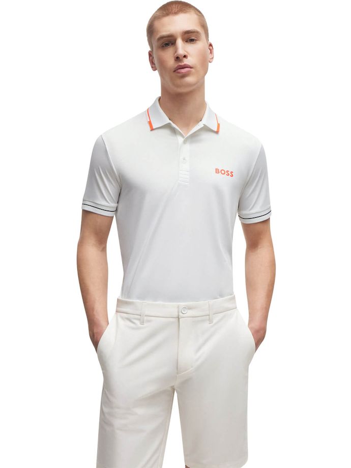 HUGO BOSS Polo Paul Pro, weiß