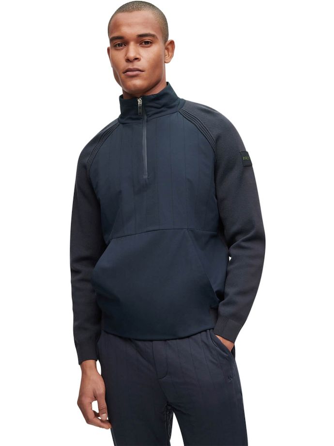 HUGO BOSS Pullover Zorxly, blu scuro