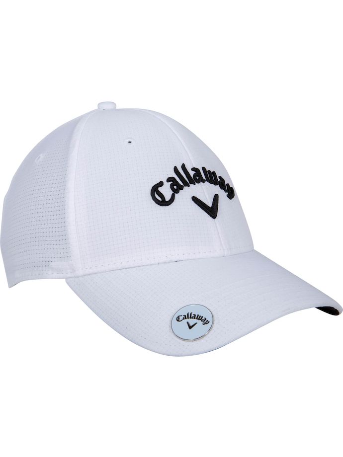 Callaway Imán de punto de gorra, blanco