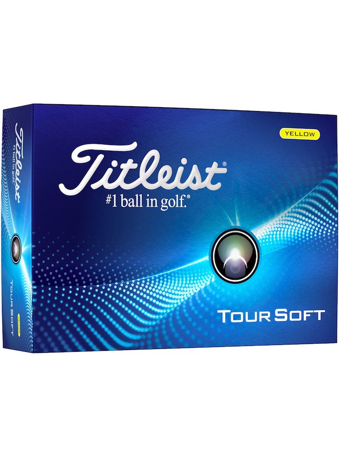 Titleist Tour Soft golfballen, geel