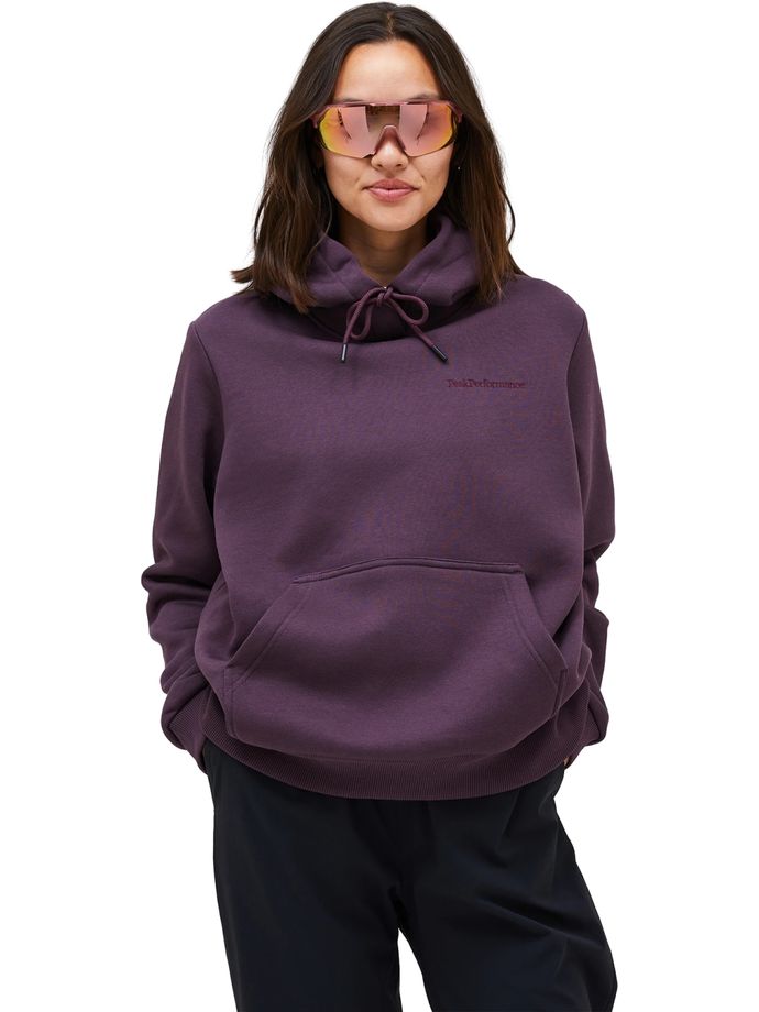 Peak Performance Hoodie Original Small Logo, purple