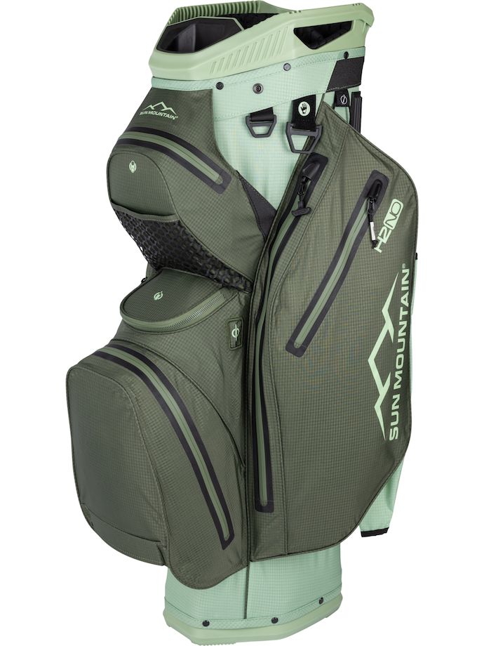 Sun Mountain Cartbag H2NO Staff 14 Way, verde