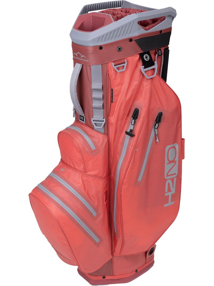 Sun Mountain Cartbag H2NO Light 2024, rouge/gris