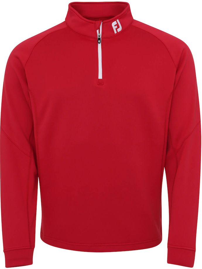 FootJoy Chill-Out Pullover, Athletic Fit, rot