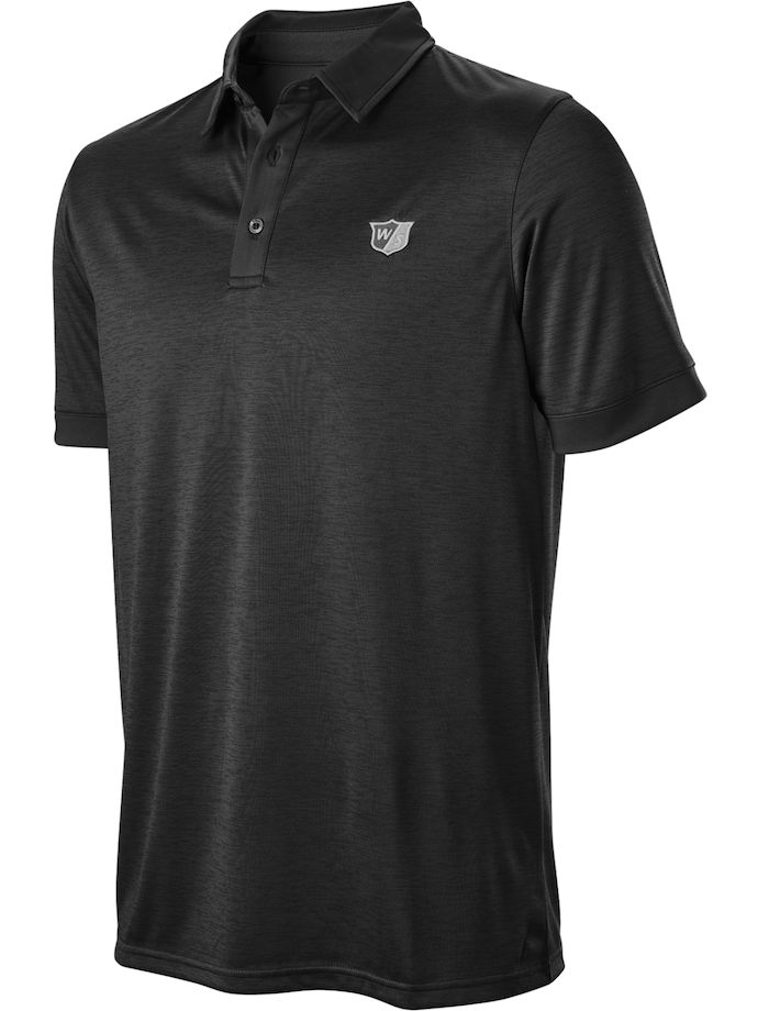 Wilson Polo Stripe Heather, black