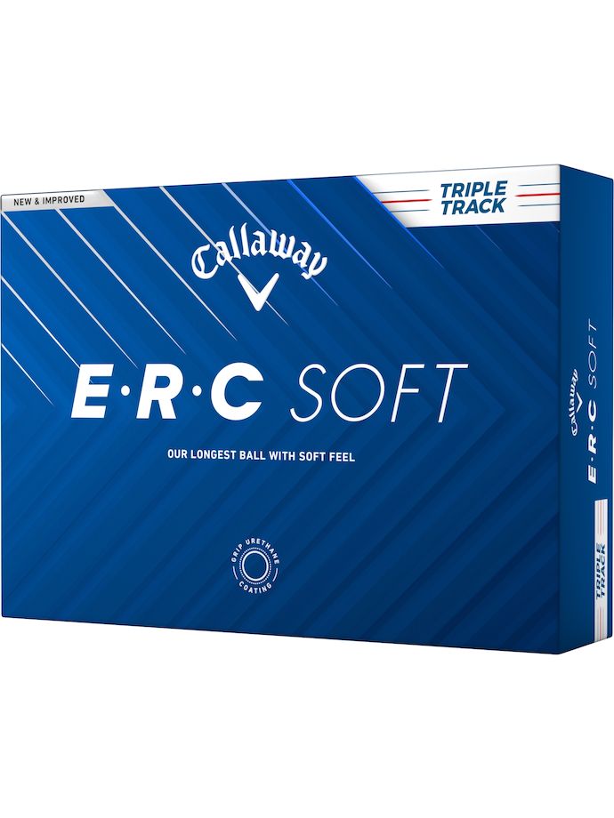 Callaway Piłki golfowe Erc Soft Triple Track 12-Pack , biały