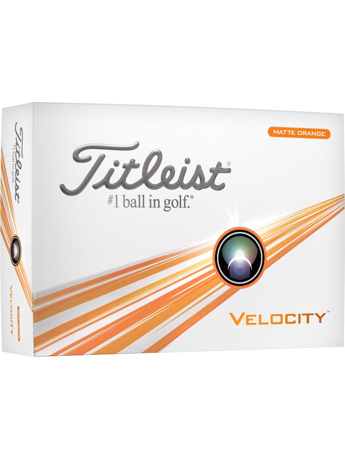 Titleist Velocity Golfbälle, orange