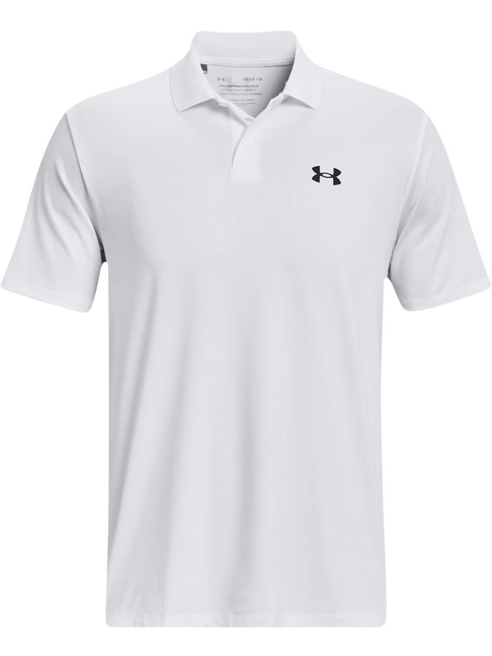 Under Armour Polo Rendimiento 3.0, blanco/gris