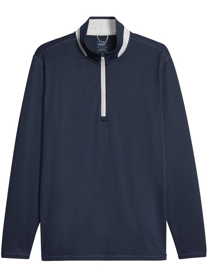 Puma Layer Lightweight 1/4-Zip, navy/light grey