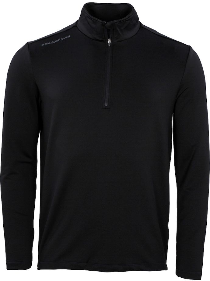 Cross Layer Athletic 1/2-Zip, zwart