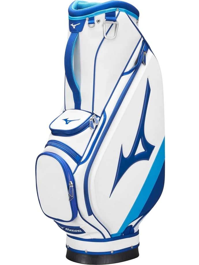 Mizuno Cartbag Tour Carro de personal, blanco/azul