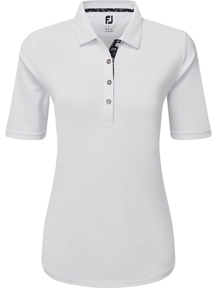 FootJoy Essentiële effen polo, wit