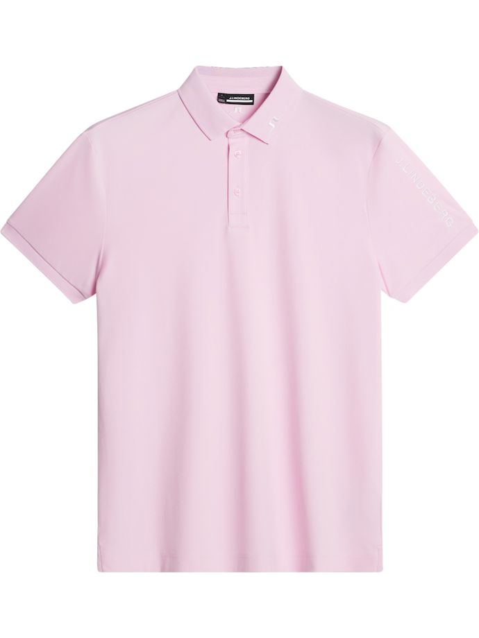 J. LINDEBERG Polo Tour Tech Seasonal, rosa