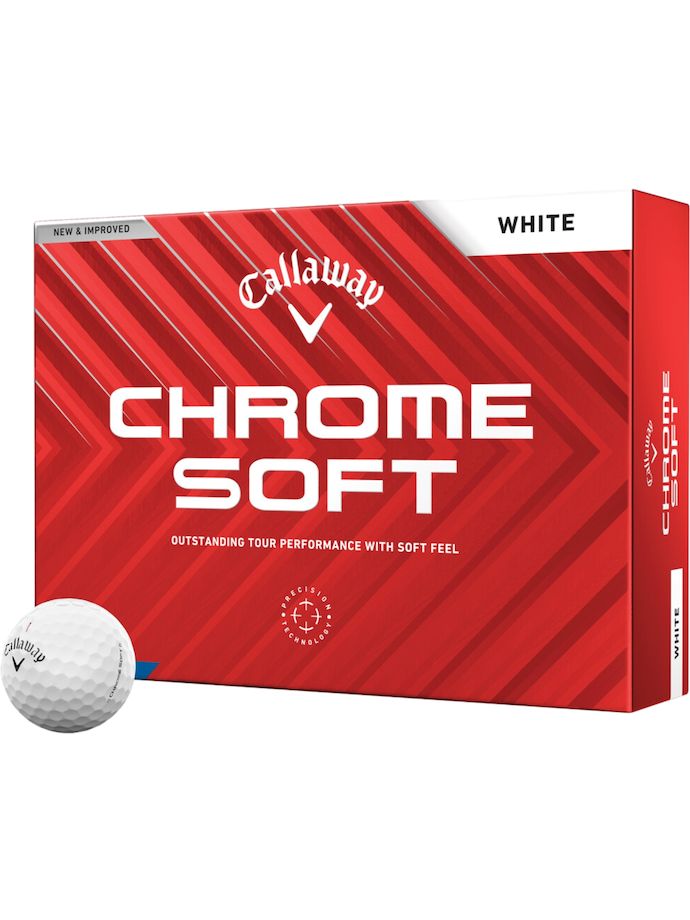 Callaway Piłeczki golfowe Chrome Soft 12-Pack , biały