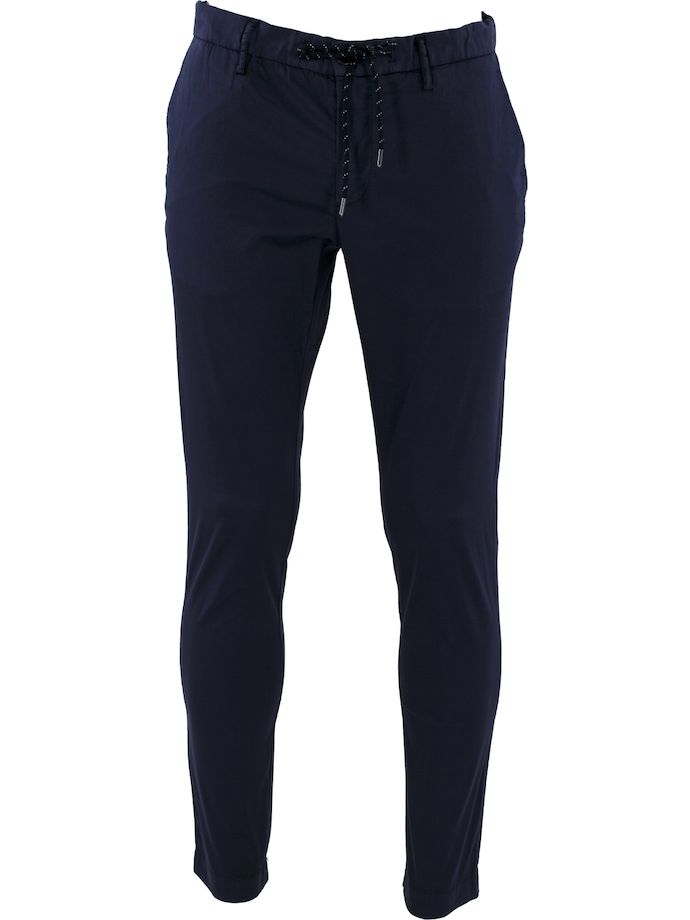 Alberto Hose Jump-G Light Cotton, navy