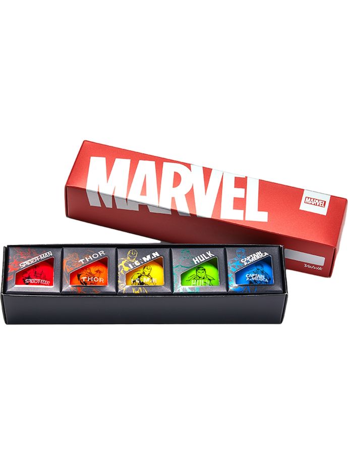 Volvik Set de regalo de bolas con motivos Marvel Capitán Uno