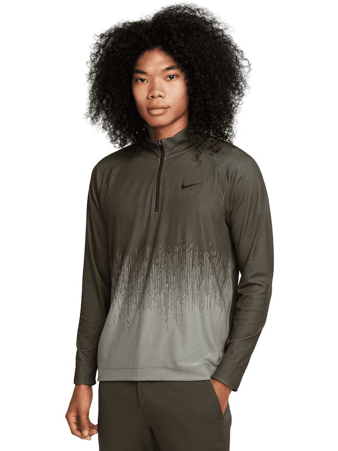 Nike Golf Layer DF ADV Tour 1/2-Zip, oliv