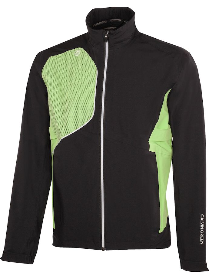 Galvin Green Rain jacket Ames, black/green