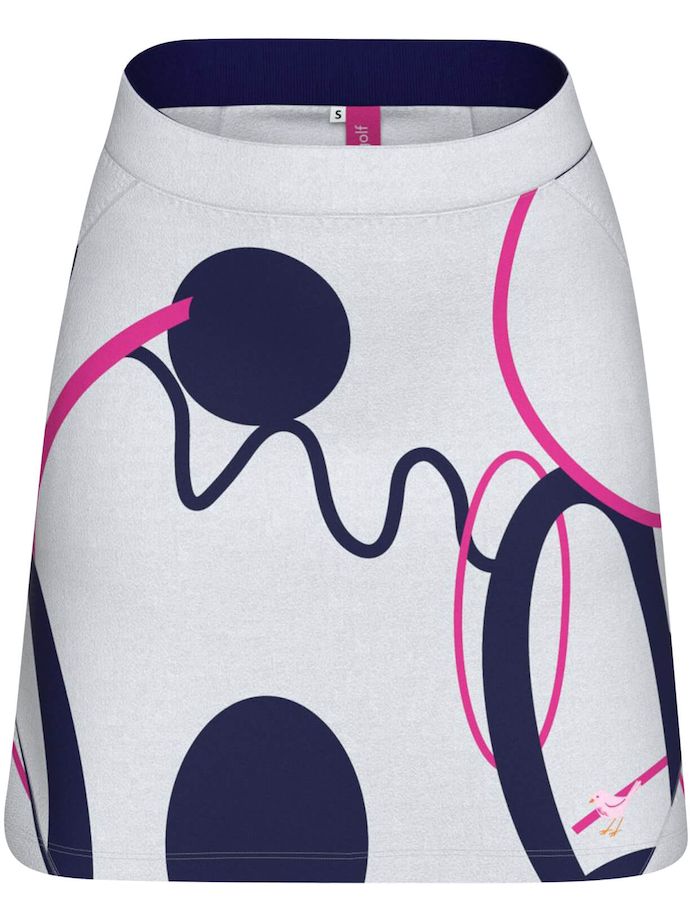 girls golf Skort Romy Milky Way, weiß