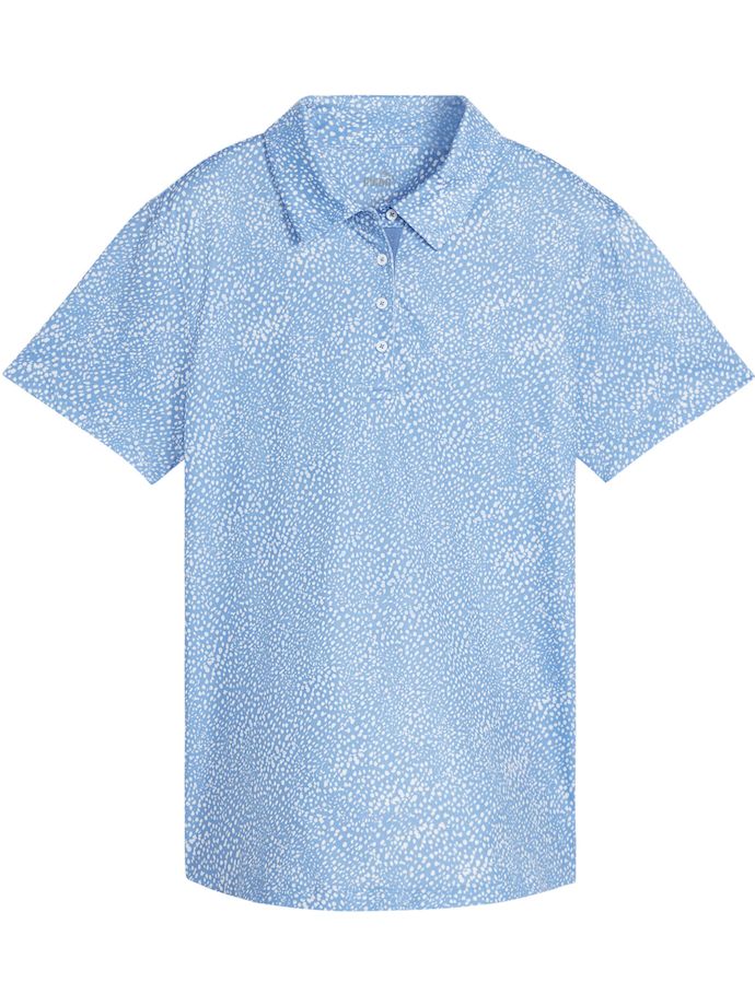 Puma Polo Cloudspun Microdot, wit/blauw