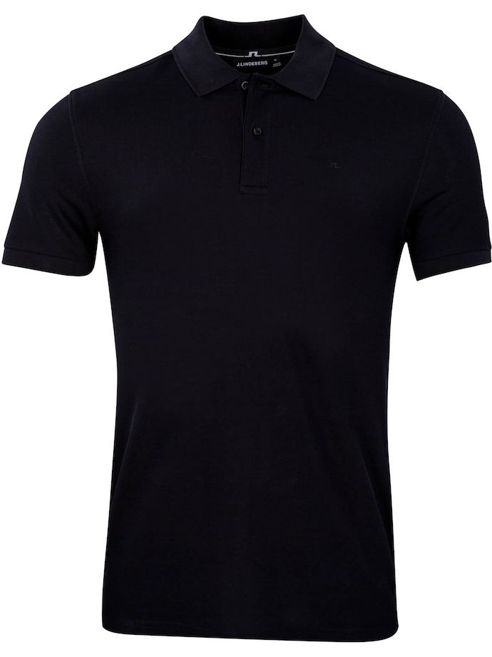 J. LINDEBERG Polo Troy ST Pique, black