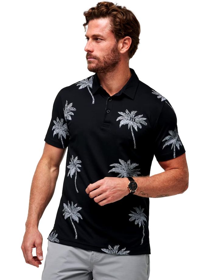 TRAVISMATHEW Polo Mesic, zwart