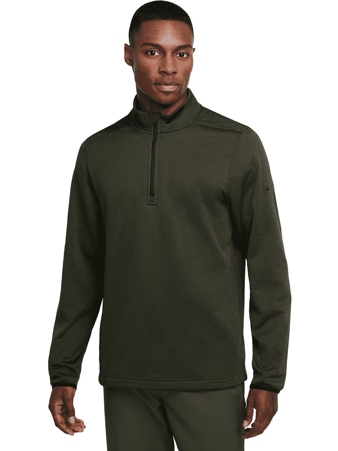 Nike Golf Pull Therma-FIT, noir/olive