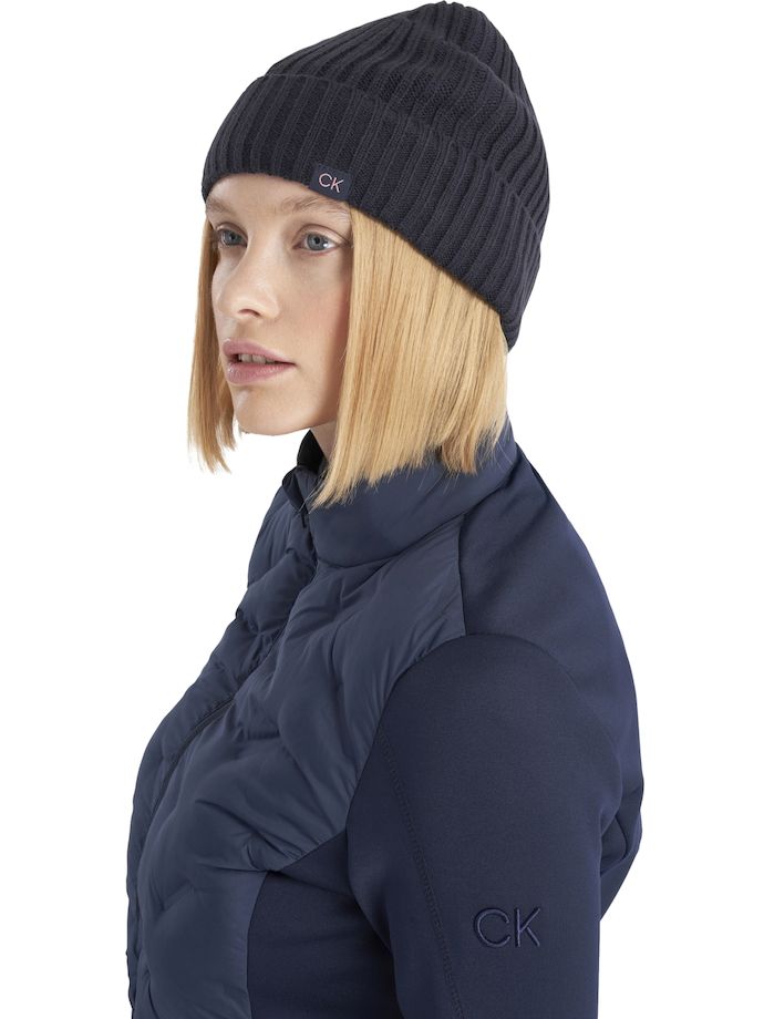 Calvin Klein Golf Beanie Waldorf Kabel, navy