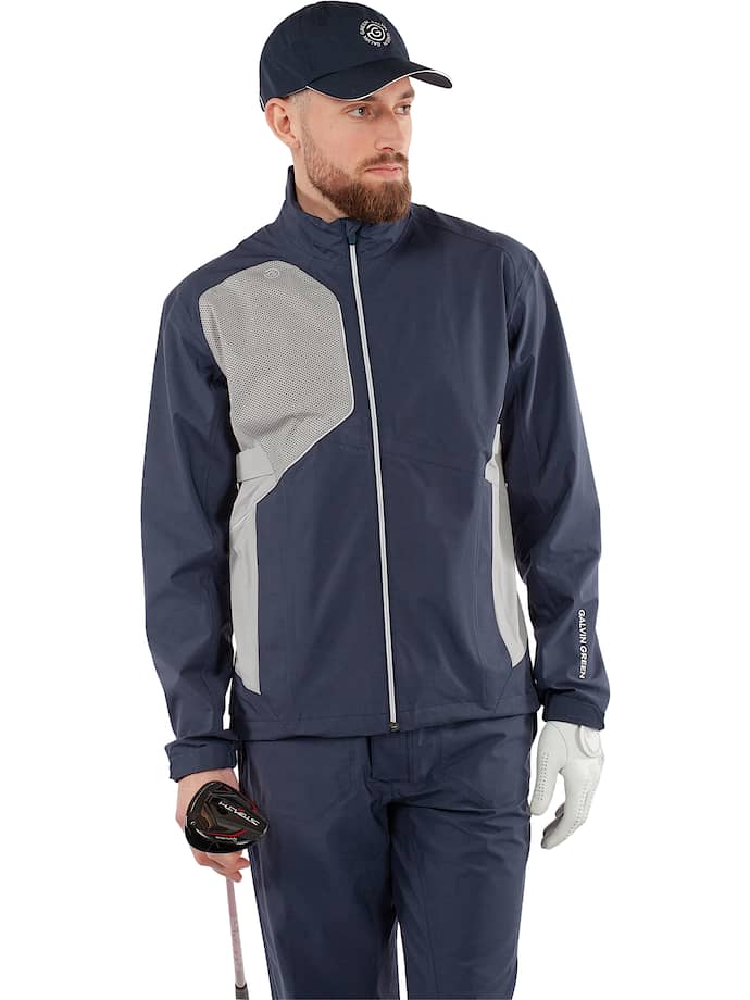 Galvin Green Rain jacket Ames, navy/light grey