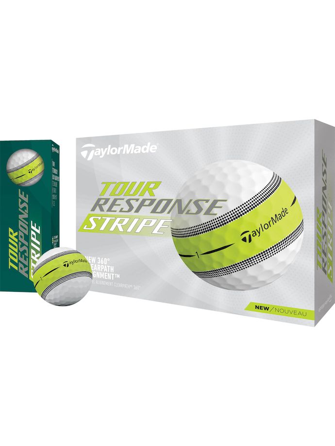 TaylorMade Ball Tour Response Stripe - 12er Pack, grün