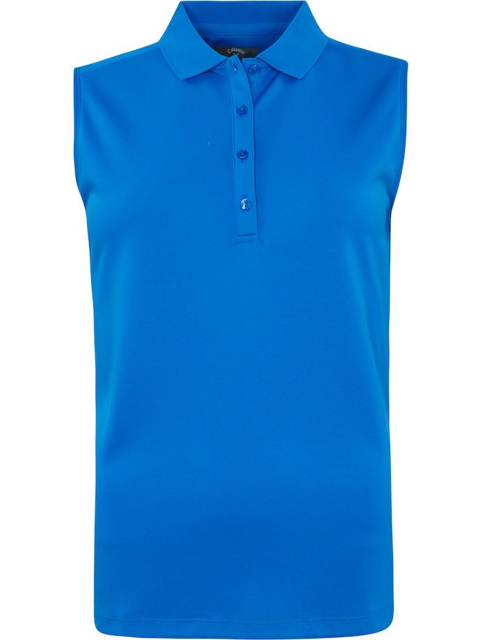 Callaway Maglia polo, senza maniche, blu