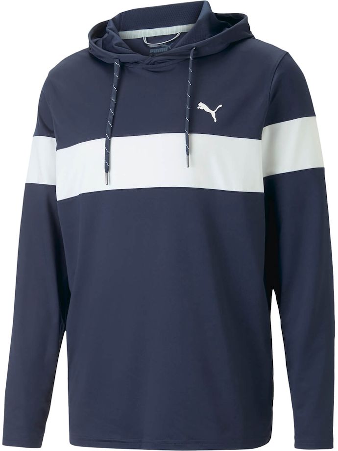 Puma Sweater Mattr Colorblock, navy/white