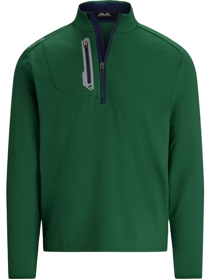 RALPH LAUREN Layer Lux Performance 1/4-Zip, groen