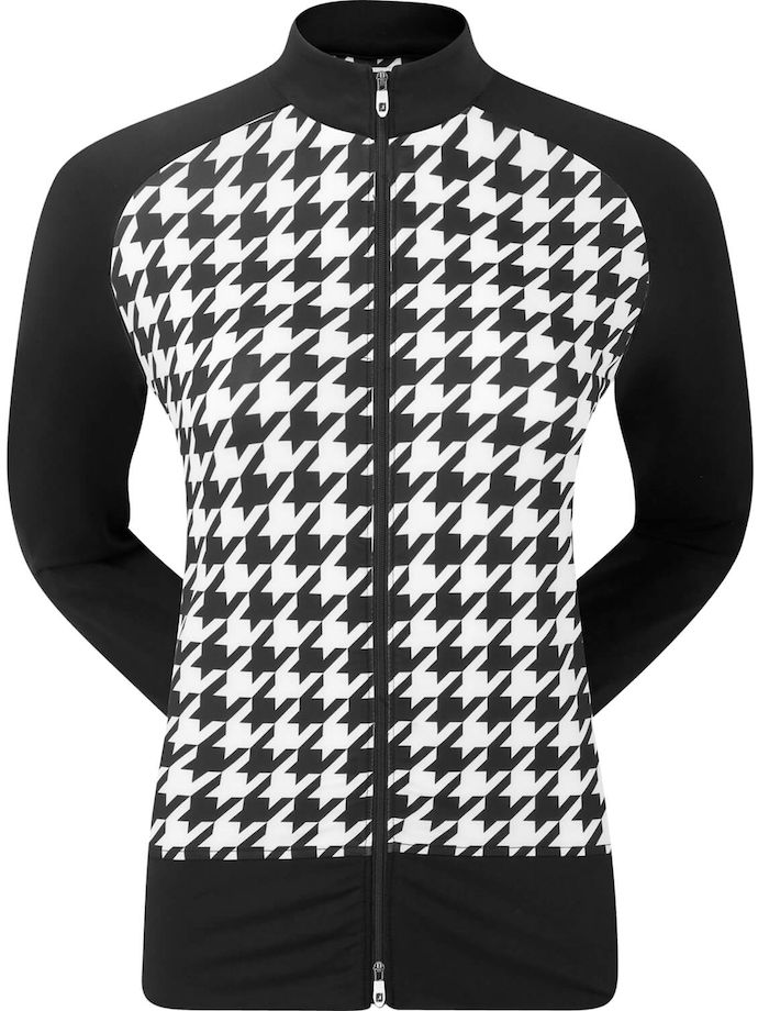 FootJoy Laag houndstooth, zwart/wit