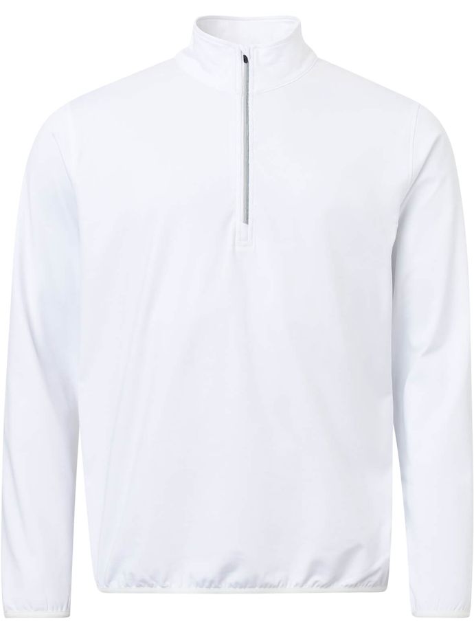 Abacus Layer Cradoc Fleece 1/2-Zip, hvid