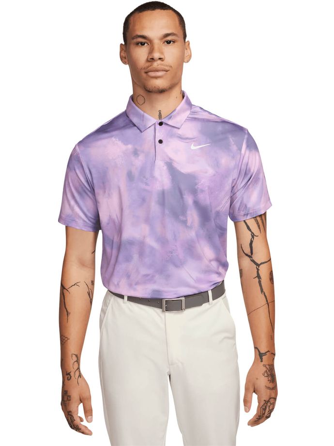 Nike Golf Polo DF Tour Ombre, lila/rosa