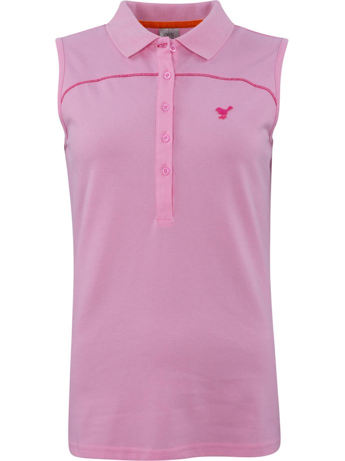 girls golf Polo Rapsberry, rosa