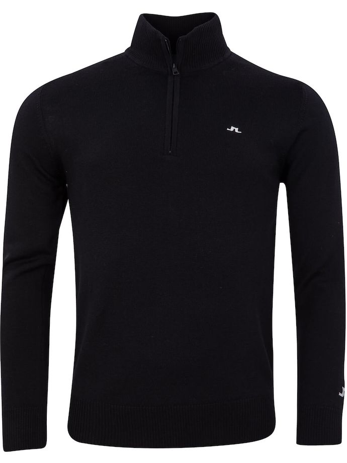 J. LINDEBERG Kian Zipped sweater, black