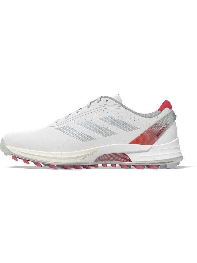 adidas Chaussures de golf Adizero ZG, weiss_silber_rot