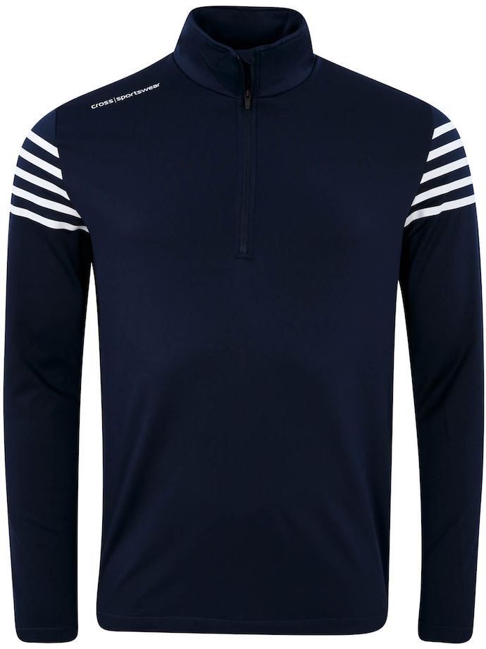 Cross Layer Sporty Half-Zip, navy