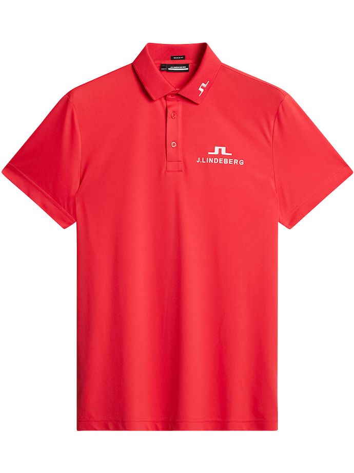 J. LINDEBERG Polo KV Tour Solid, pink