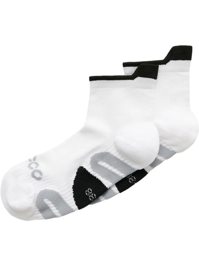 ecco Calcetines de corte tobillero Tech Tour Lite, blanco