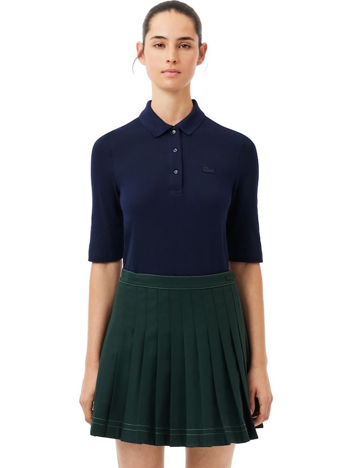 LACOSTE Classic Pique Polo, granatowy