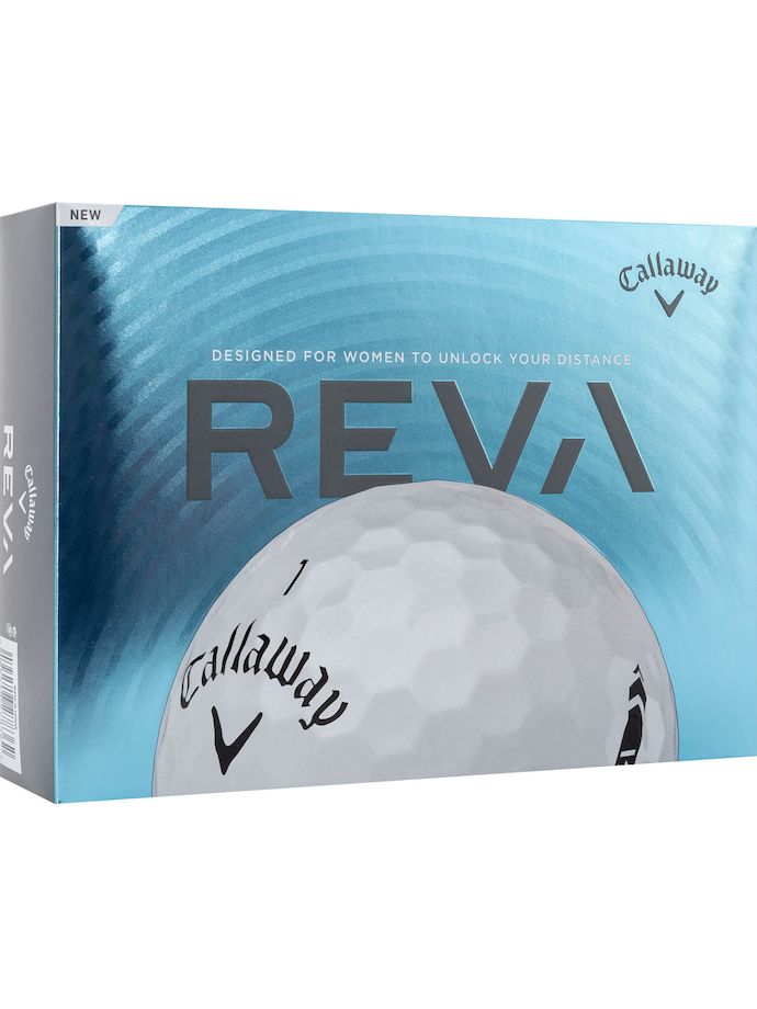 Callaway REVA 21 golfbolde - pakke med 12 stk., hvid