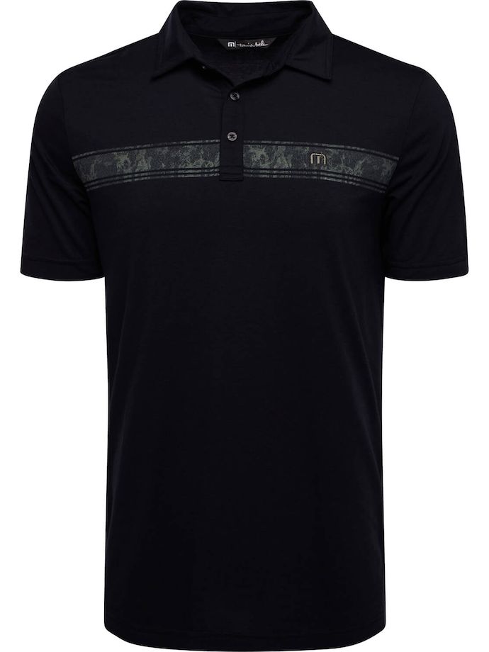 TRAVISMATHEW Polo Thunder Roll, schwarz