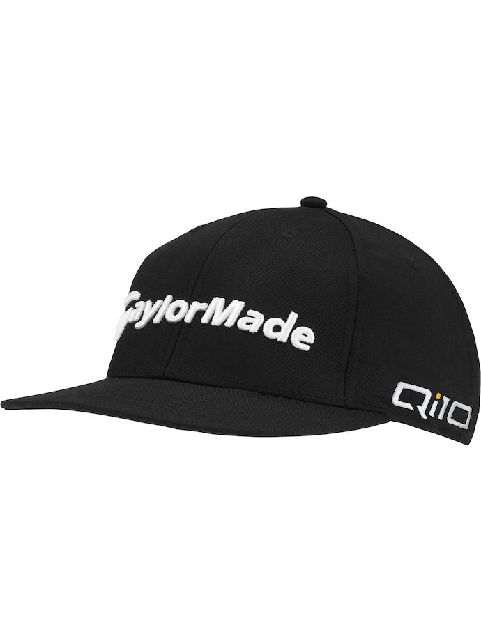 TaylorMade Cap Tour Flatbill, noir